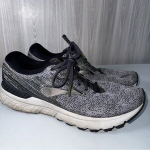 Brooks Adrenaline 19 Men's Size 12 D (Medium) Running Shoes Gray Black Olive‎